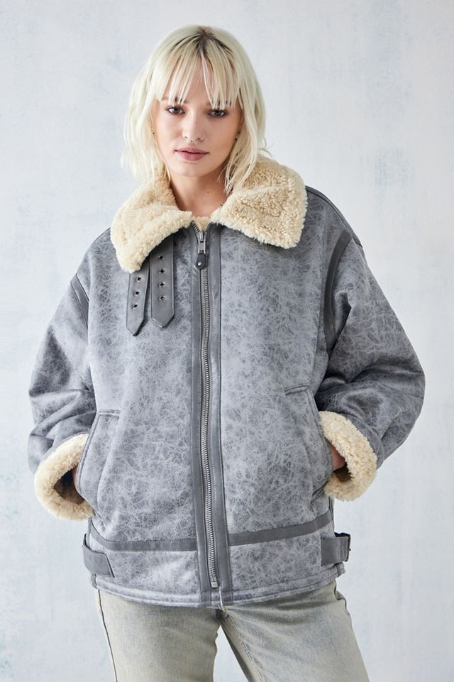BDG Stevie Aviator Coat  #10