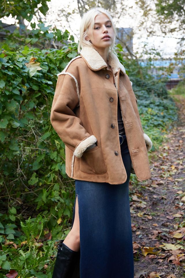 BDG Borg Reversible Coat  #1