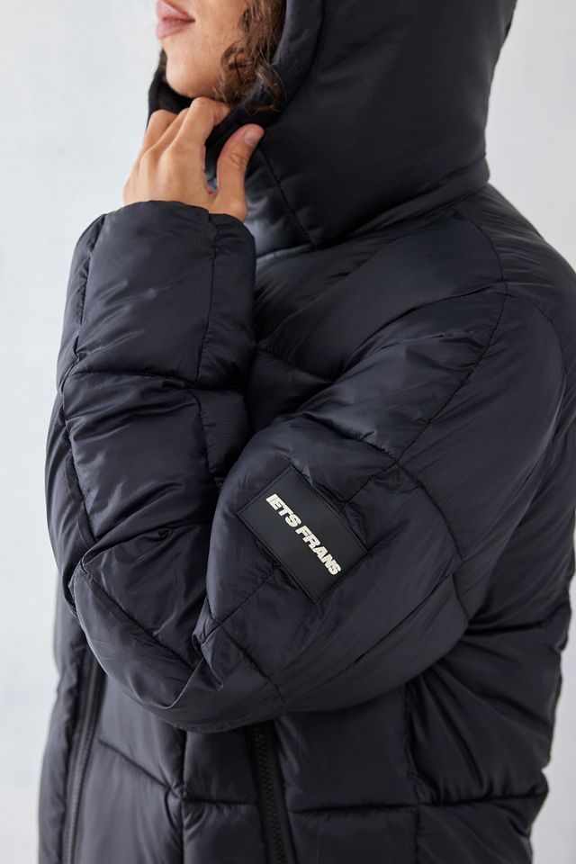 iets frans... Recycled Black Riga Puffer Jacket #1
