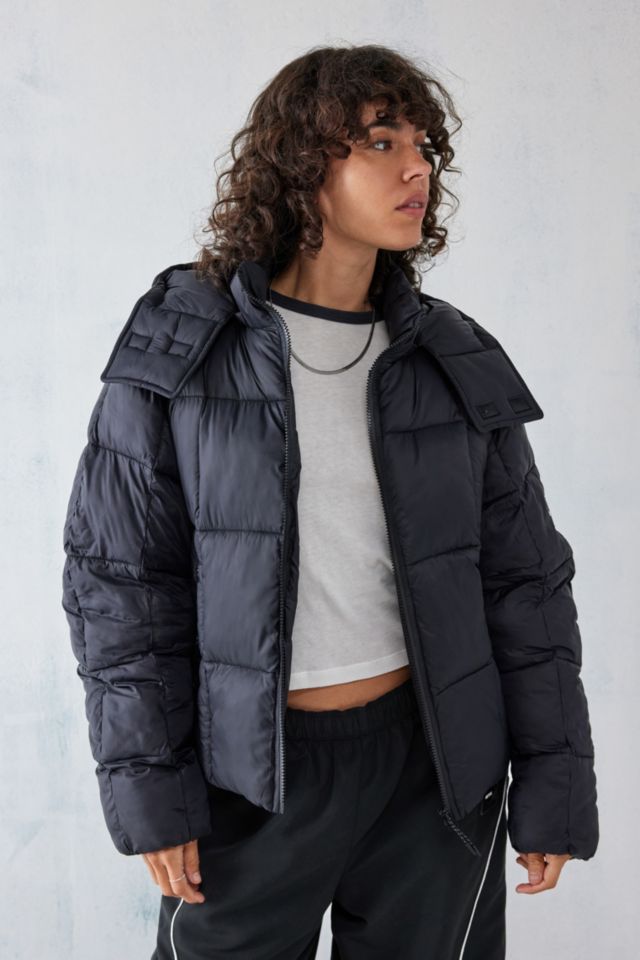 iets frans Recycled Black Riga Puffer Jacket