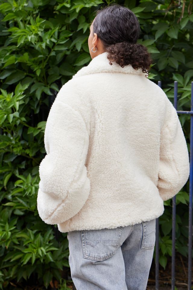 BDG Cappotto Borg con Bottoni #3