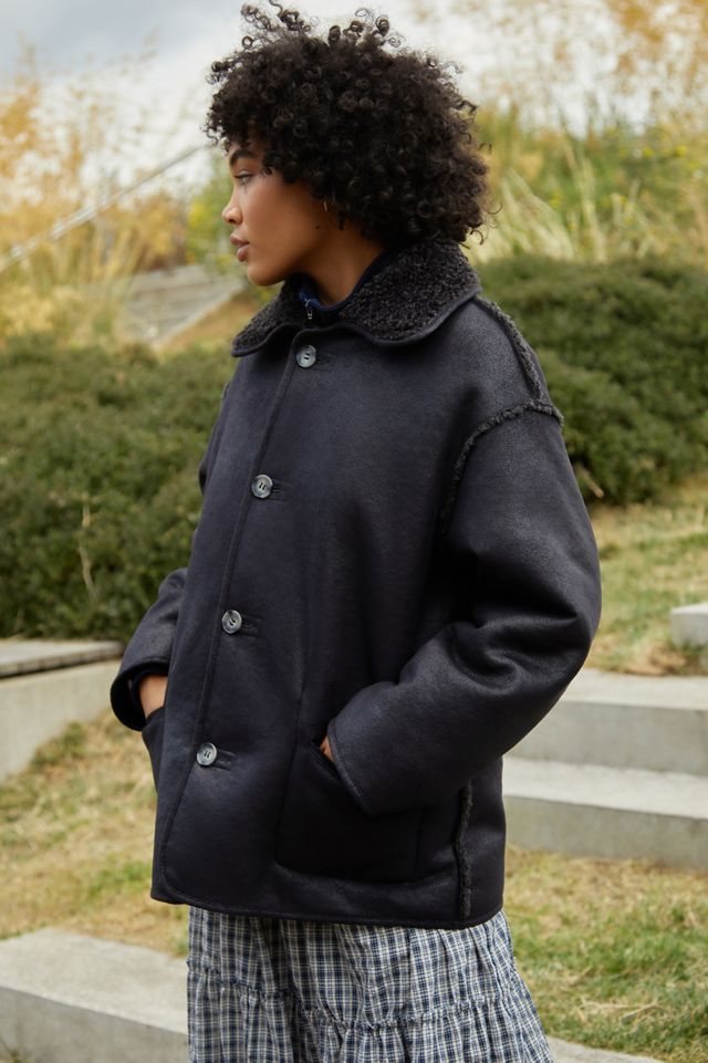 BDG Borg Reversible Coat #3