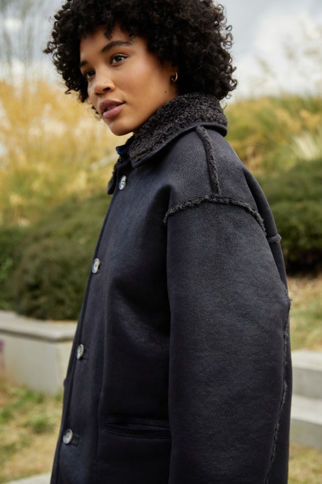 BDG Borg Reversible Coat #4