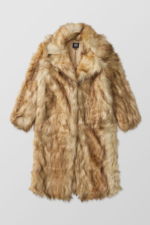 BDG Maxi Faux Fur Coat  #6