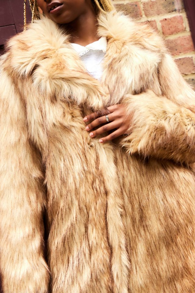 BDG Maxi Faux Fur Coat  #8