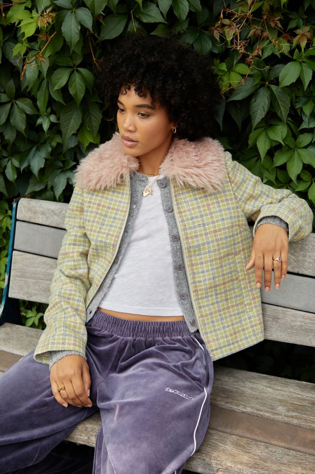Kimchi Blue Mikey Faux Fur Collar Jacket #2