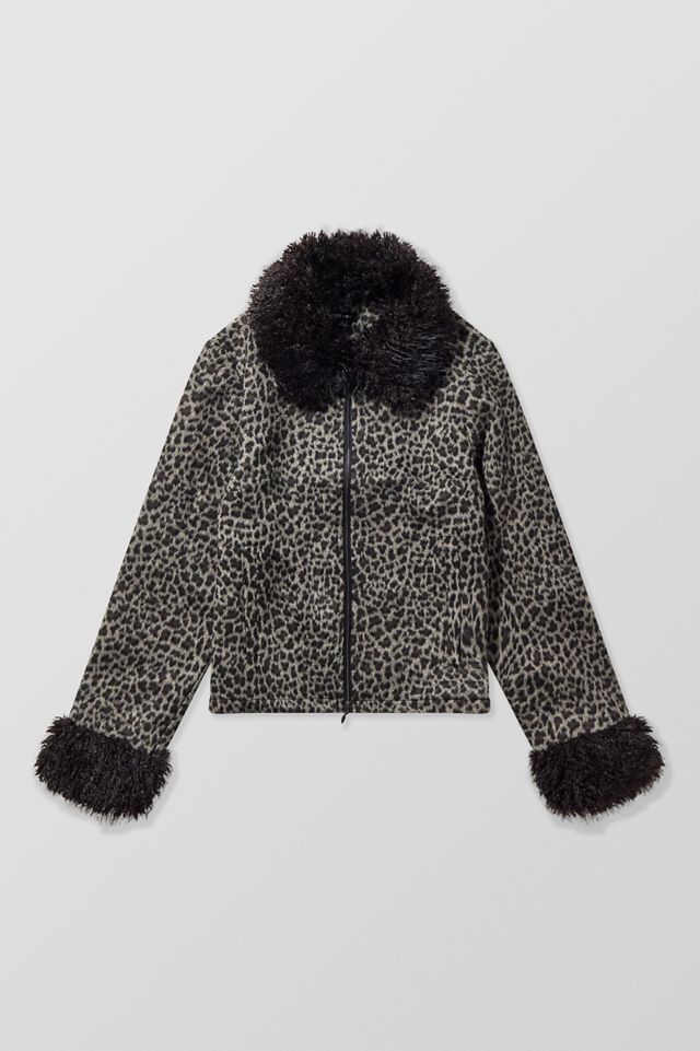 Silence + Noise Mikey Faux Fur Jacket #4
