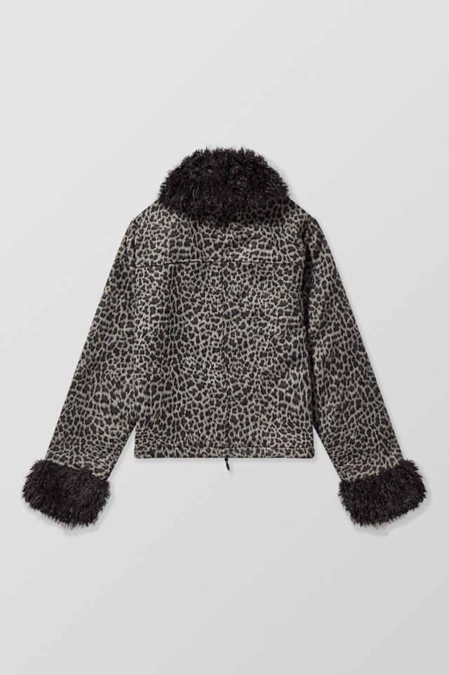 Silence + Noise Mikey Faux Fur Jacket #5