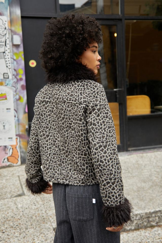 Silence + Noise Mikey Faux Fur Jacket #3