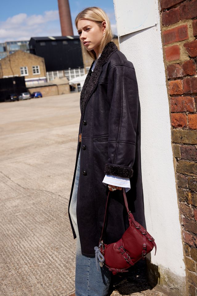 BDG Faux Shearling Lined Coat #3