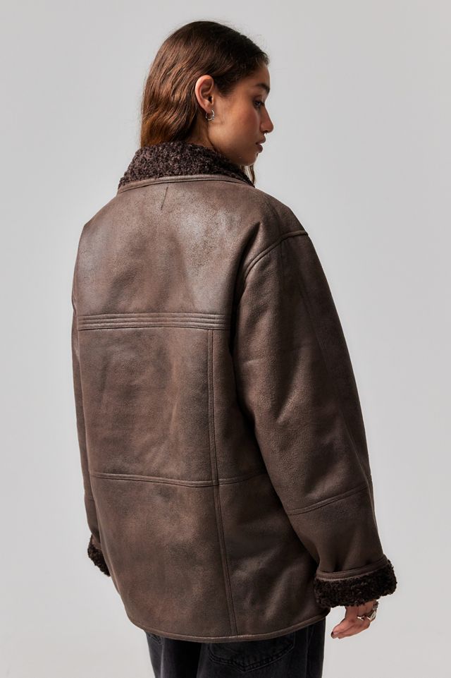 BDG Faux Shearling Jacket #1