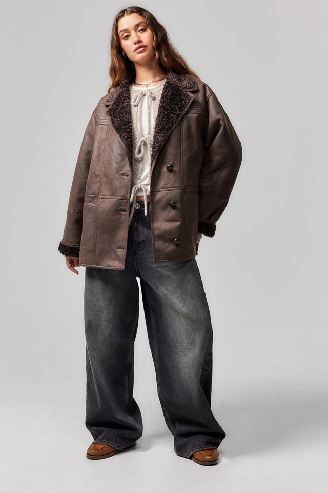 BDG Faux Shearling Jacket #3
