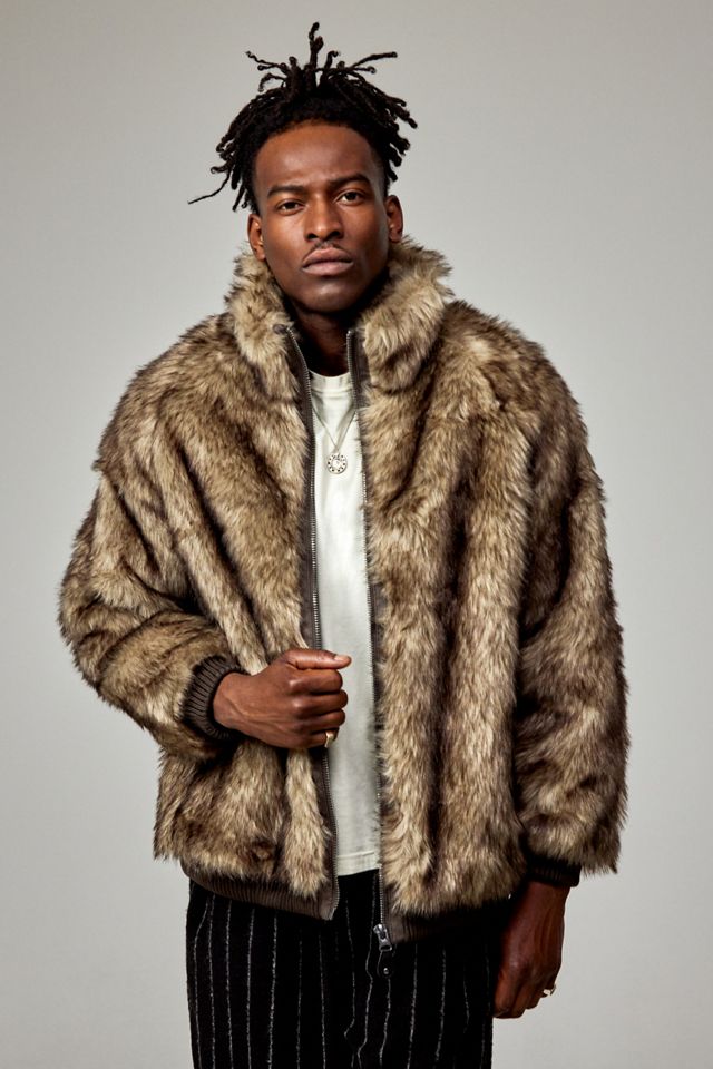 iets frans... Manteau en fausse fourrure Wade #7