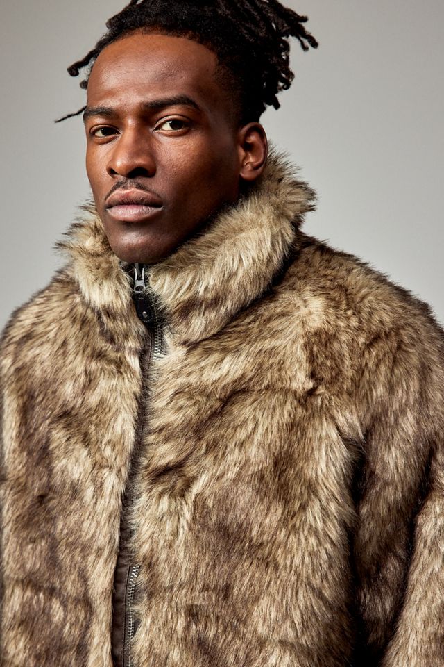 iets frans... Manteau en fausse fourrure Wade #8