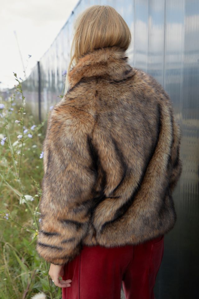 iets frans... Manteau en fausse fourrure Wade #13