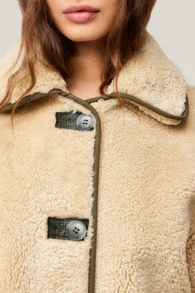 BDG Checked Borg Reversible Jacket #3