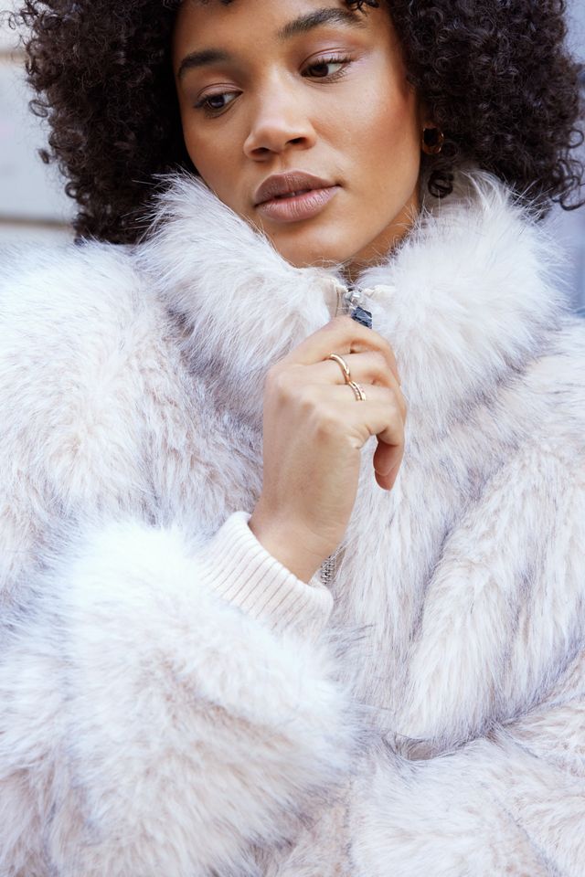 Silence + Noise Wade Faux Fur Jacket #2