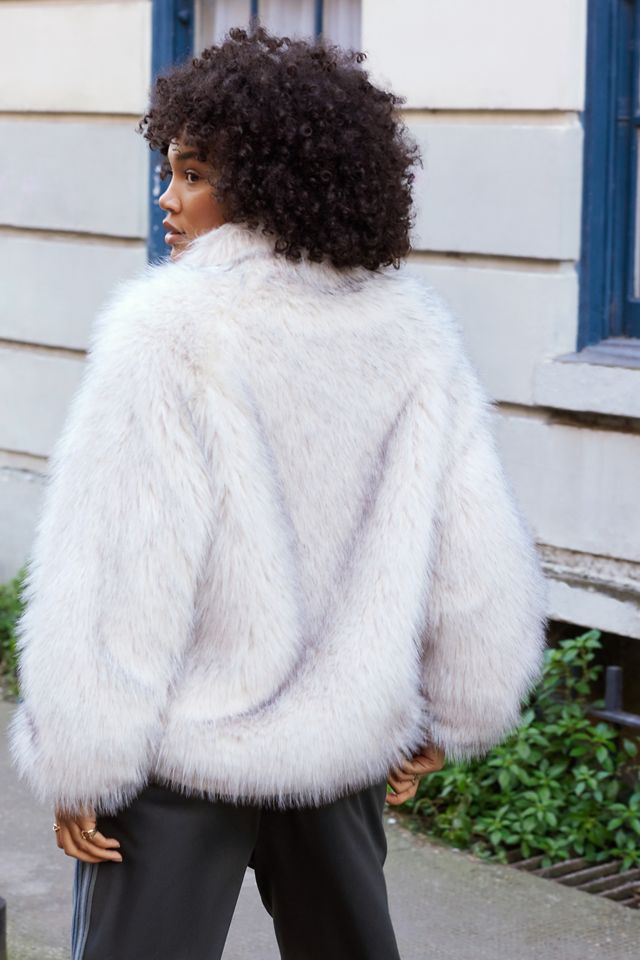 Silence + Noise Wade Faux Fur Jacket #3