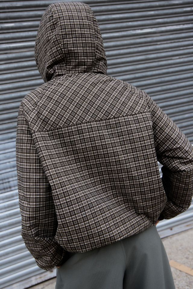 iets frans... Check Water Resistant Padded Shell Jacket #4