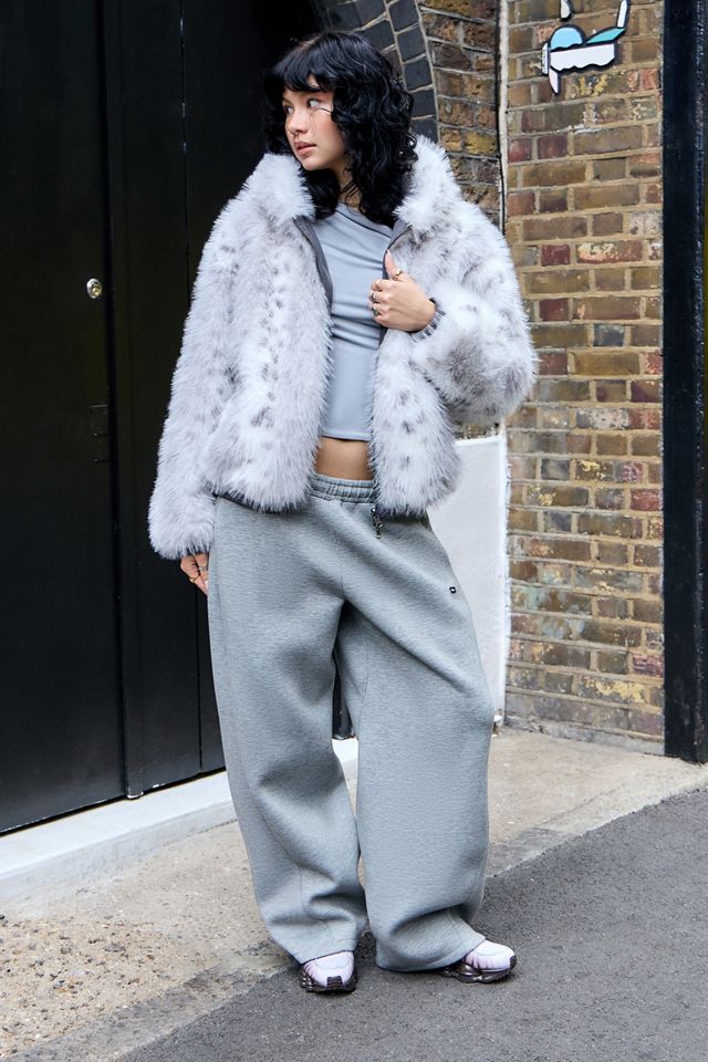 iets frans... Reversible Faux Fur Bomber Jacket  #2
