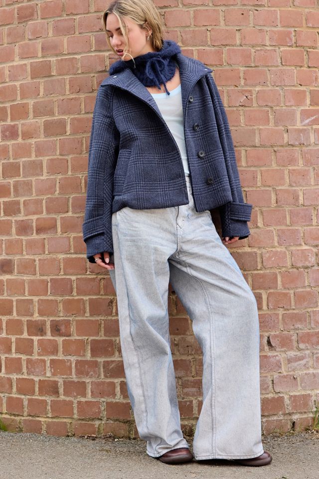 Veste à col cheminée à carreaux Fiona BDG #2