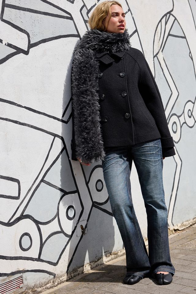 BDG Double Breasted Wool Coat #1