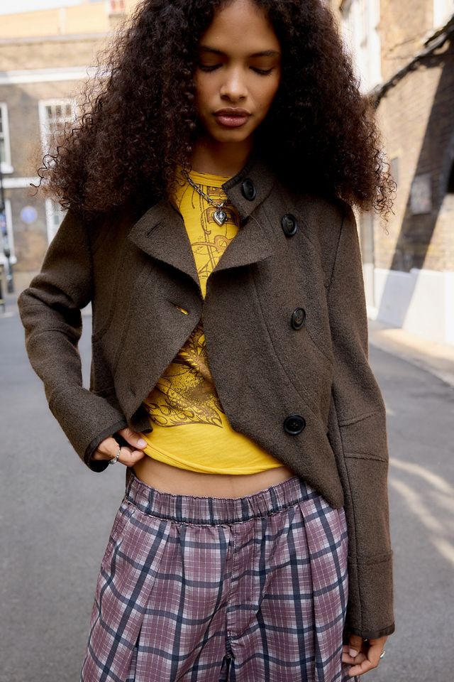 Kimchi Bue Raya Asymmetrische Wolljacke #1