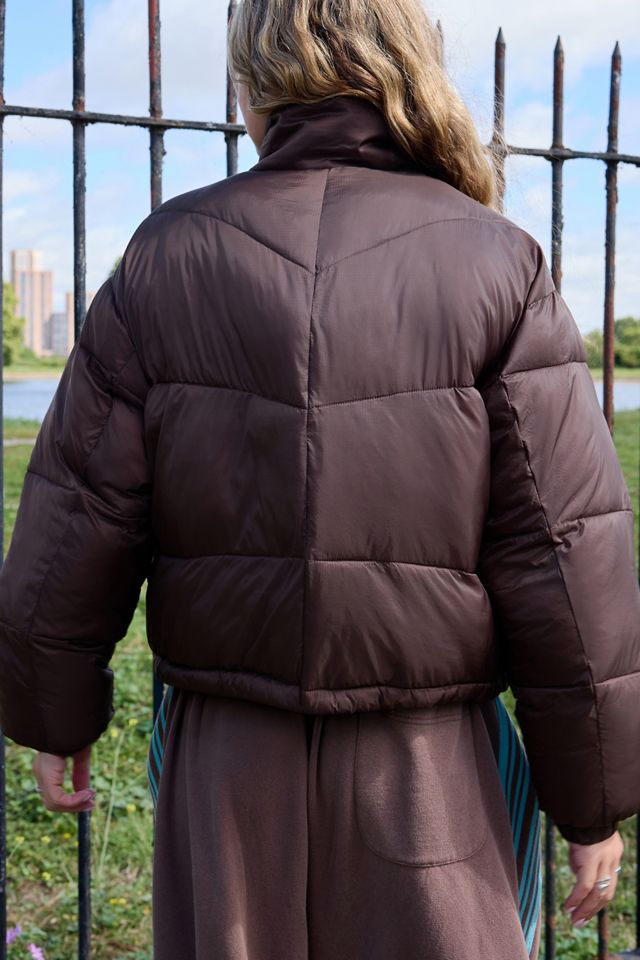 iets frans...Veste matelassée Maddie marron résistante à l'eau #3