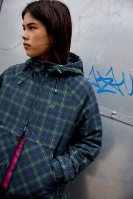 iets frans... Codi Reversible Check Anorak Jacket
