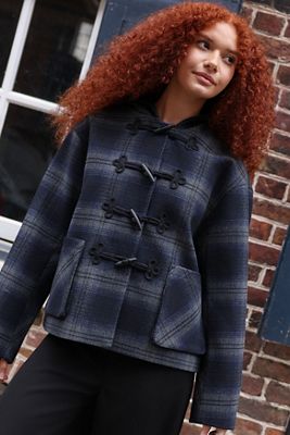 Giacca Montgomery a Quadri con Cappuccio BDG
