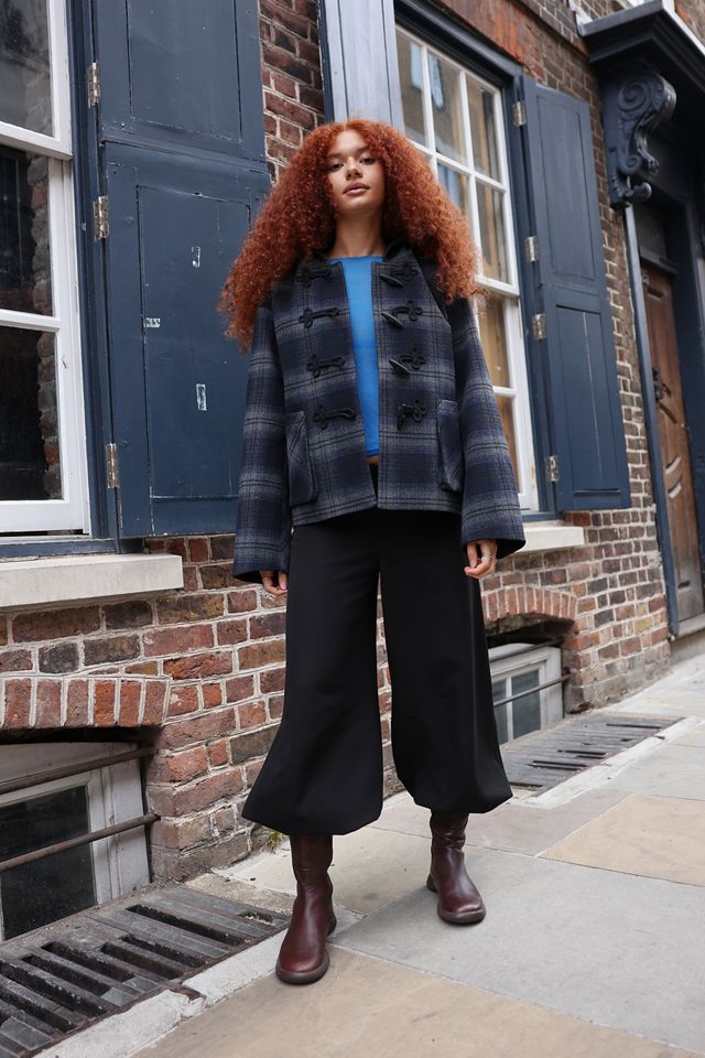 Chaqueta Duffle con Capucha a Cuadros BDG #1