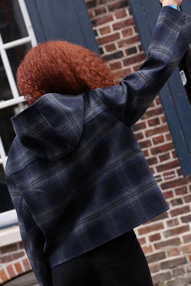 Chaqueta Duffle con Capucha a Cuadros BDG #2