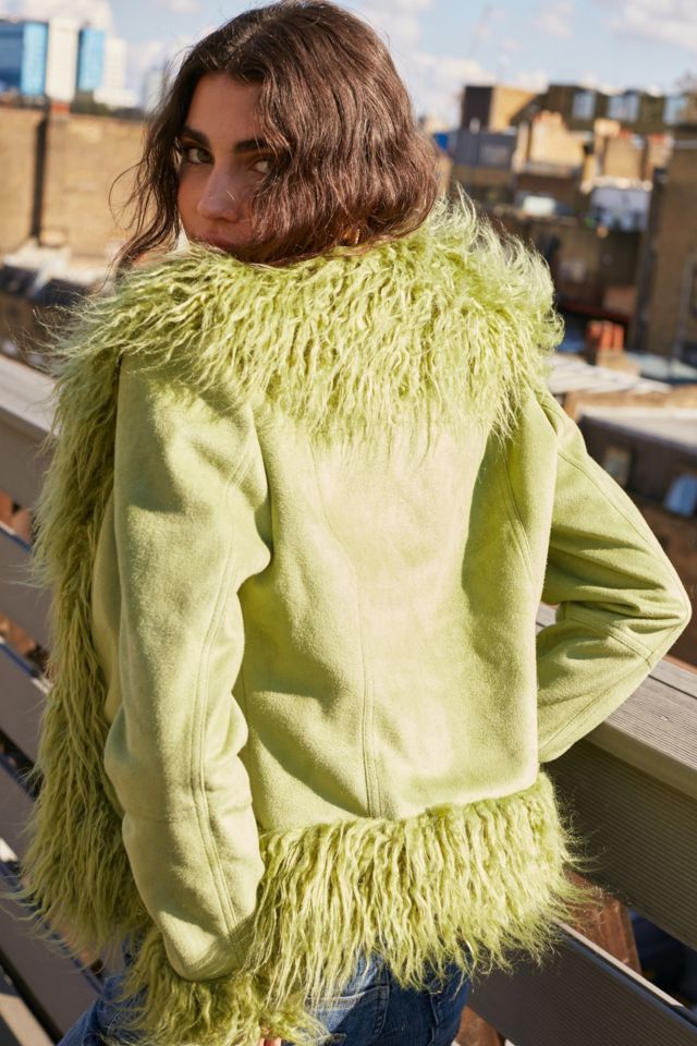 Urban outfitters furry clearance jacket