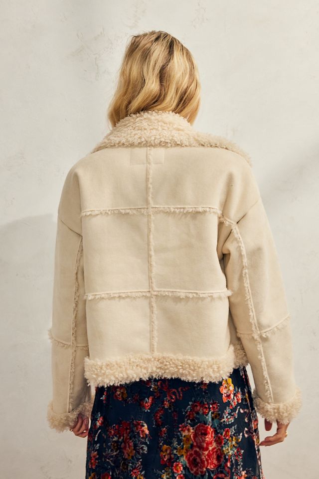 UO Maxine Faux Shearling Coat #1