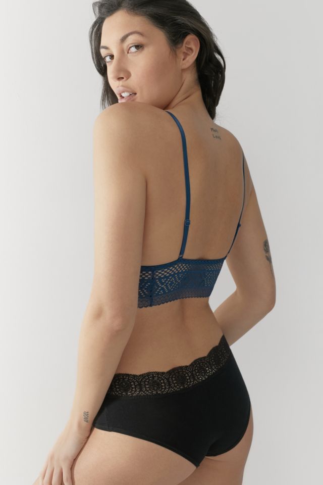 Real Underwear Geo Lace Triangle Bralette