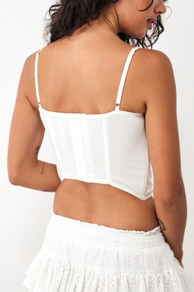 Urban Outfitters Modern Love Corset top ivory womens Algeria