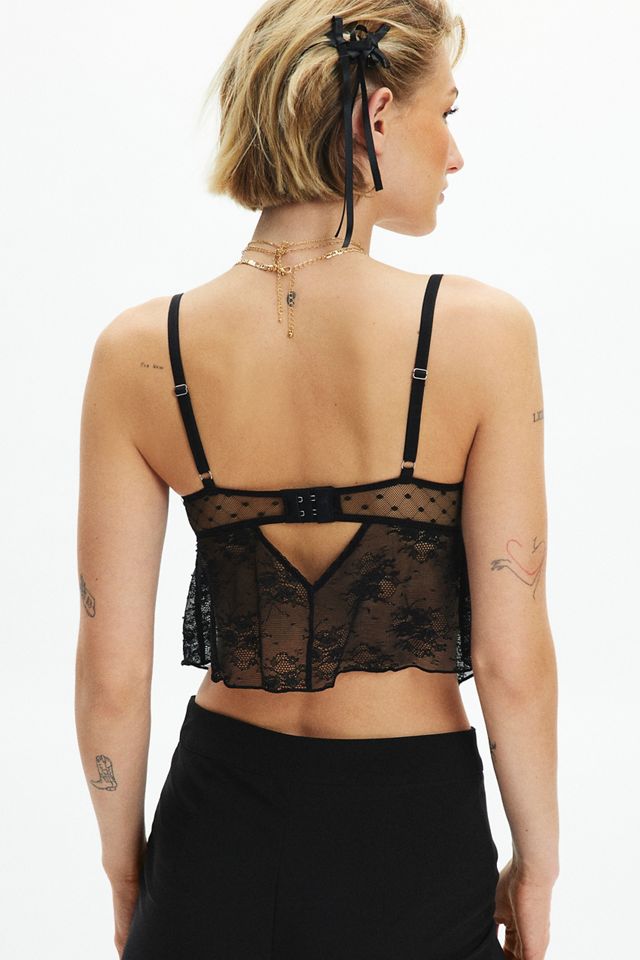 Out From Under Peachy Fly-Away Top #3