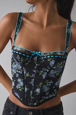 Haut corset Petunia Fields en taille: Small - Out From Under - Modalova
