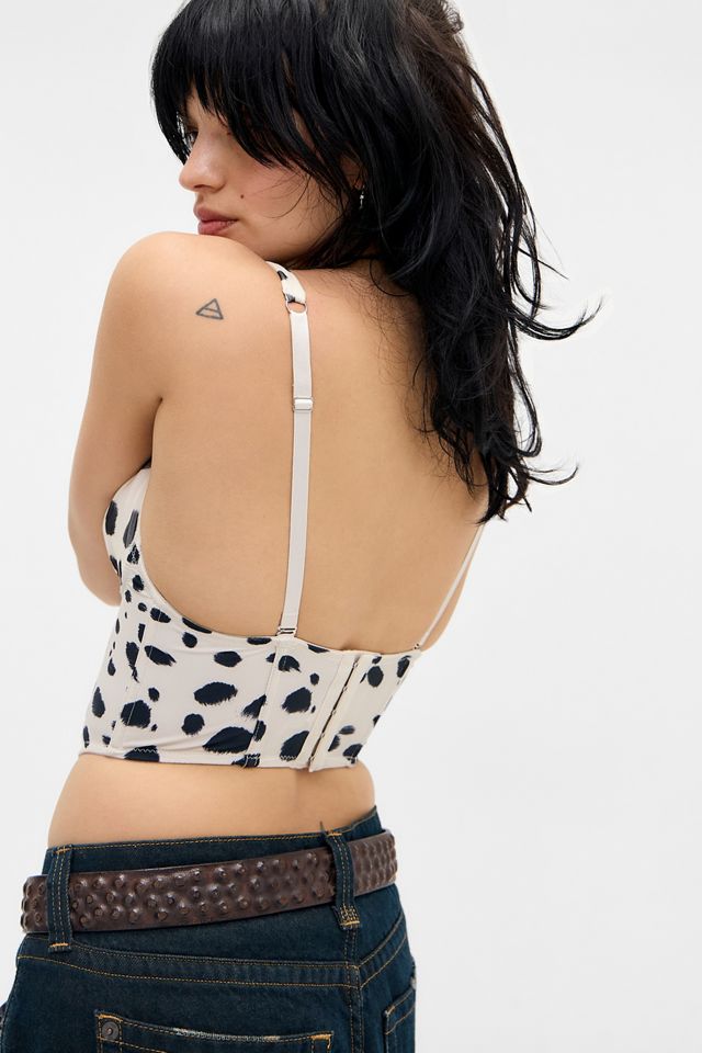 Out From Under Venus Plunge Corset Top #3