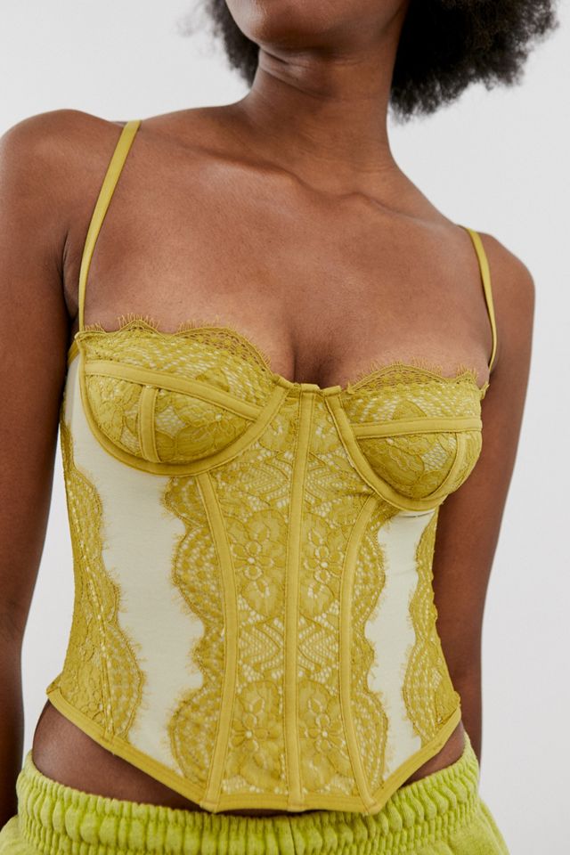 Out From Under Modern Love Mesh & Lace Corset #1