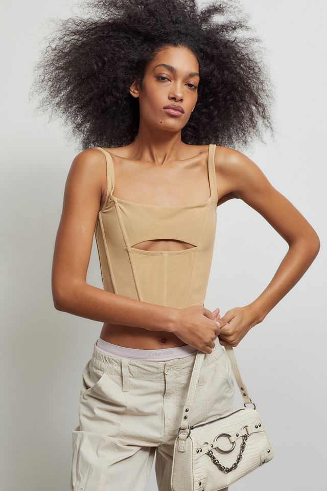 Out From Under Spitfire Mesh Cut-Out Corset #3