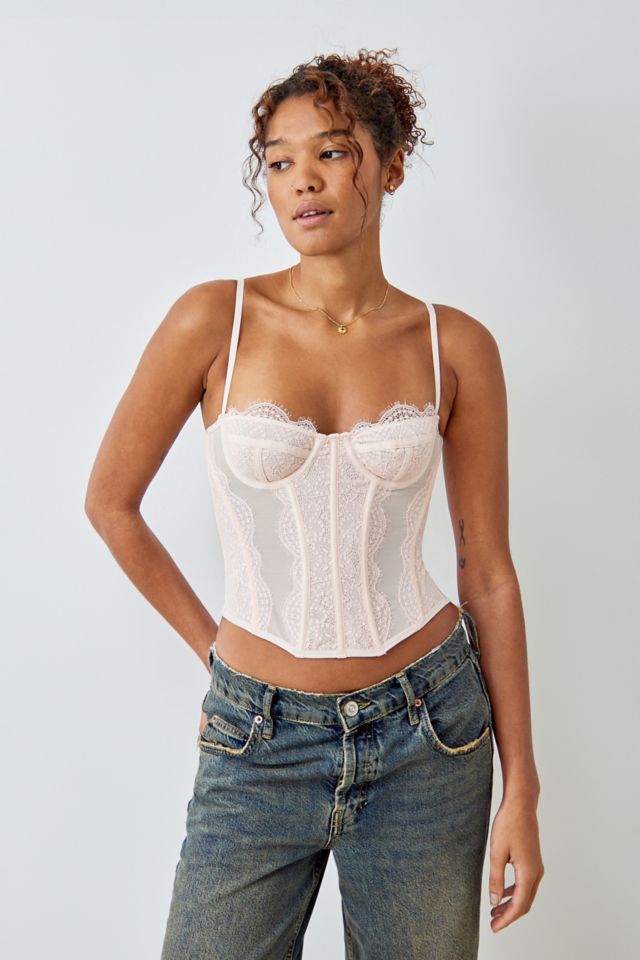 BDG Urban Outfitters Modern Love Corset Top