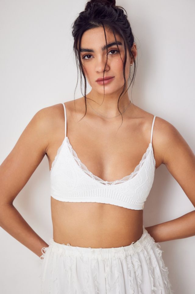 Out From Under Seamless Stretch Lace Bralette In Neutral, Women's At Urban  Outfitters