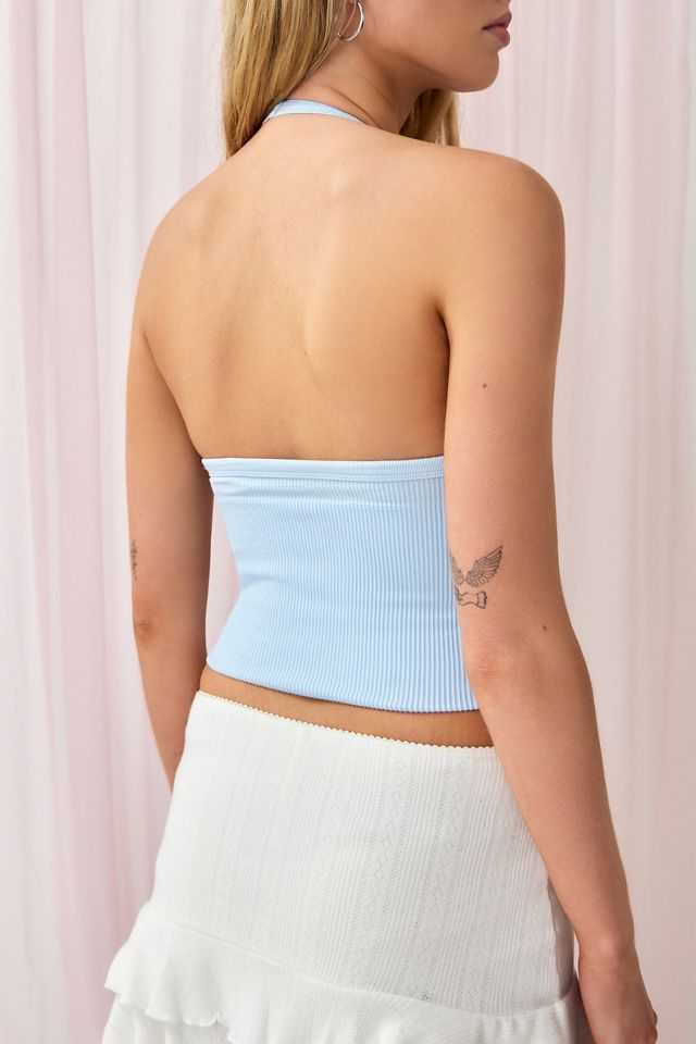 Out From Under Andie Geripptes Neckholder-Oberteil #4