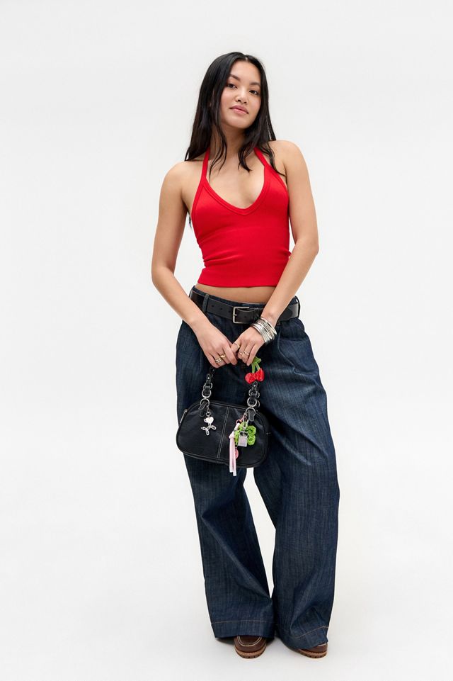 Out From Under Red Andi Halterneck Top #1