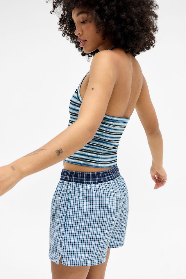 Haut Halter Rayé Bleu Andi Out From Under #3