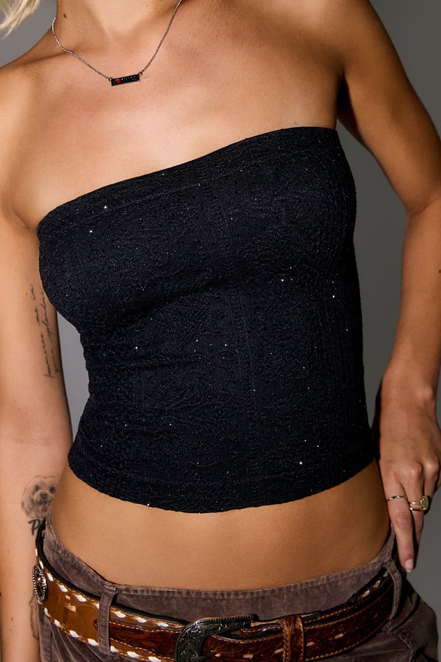 Top bandeau tapisserie Hotfix Out From Under #1