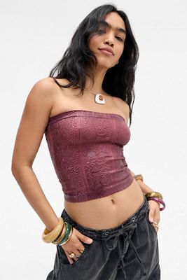Top bandana arazzo metallizzato Out From Under