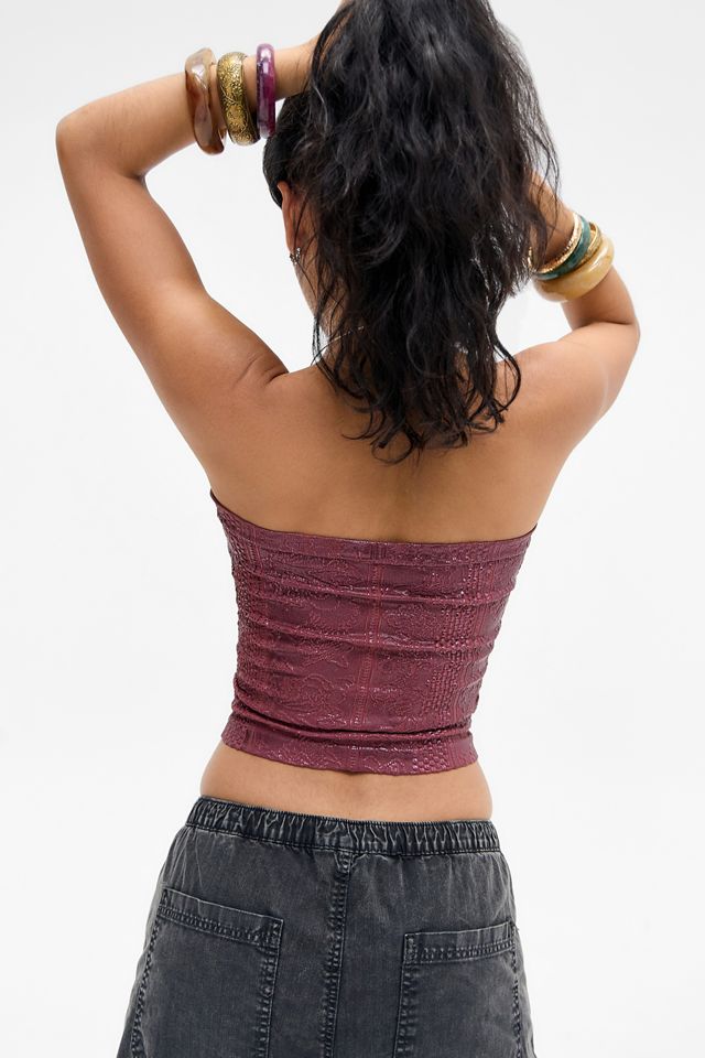 Out From Under Foiled Tapestry Bandeau Top #3