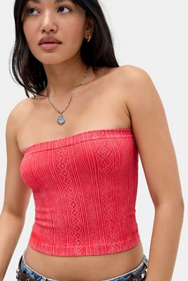 Out From Under Seamless Aztec Tapestry Bandeau Top